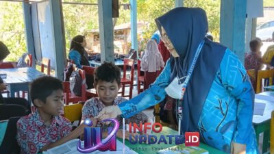 Cegah Penularan Kecacingan Pada Anak, UPT Puskesmas Kota Bagikan Obat Kecacingan Secara Massal