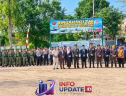 Wabub Enrekang Hadiri Upacara HUT TNI ke -81