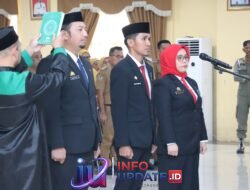 Bupati Jeneponto Lantik Tiga Pejabat, Tekankan Peningkatan Kinerja dan Pelayanan Publik