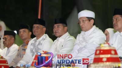 Menteri Agama Prof Nasaruddin Umar Memimpin Sholawat Bersama di Wajo